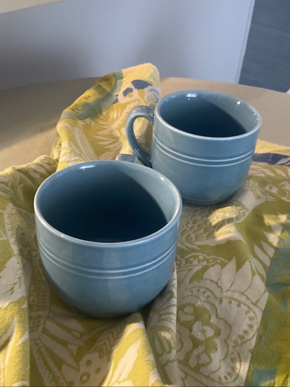 Threshold Light Blue Ceramic Mugs - Set of 2